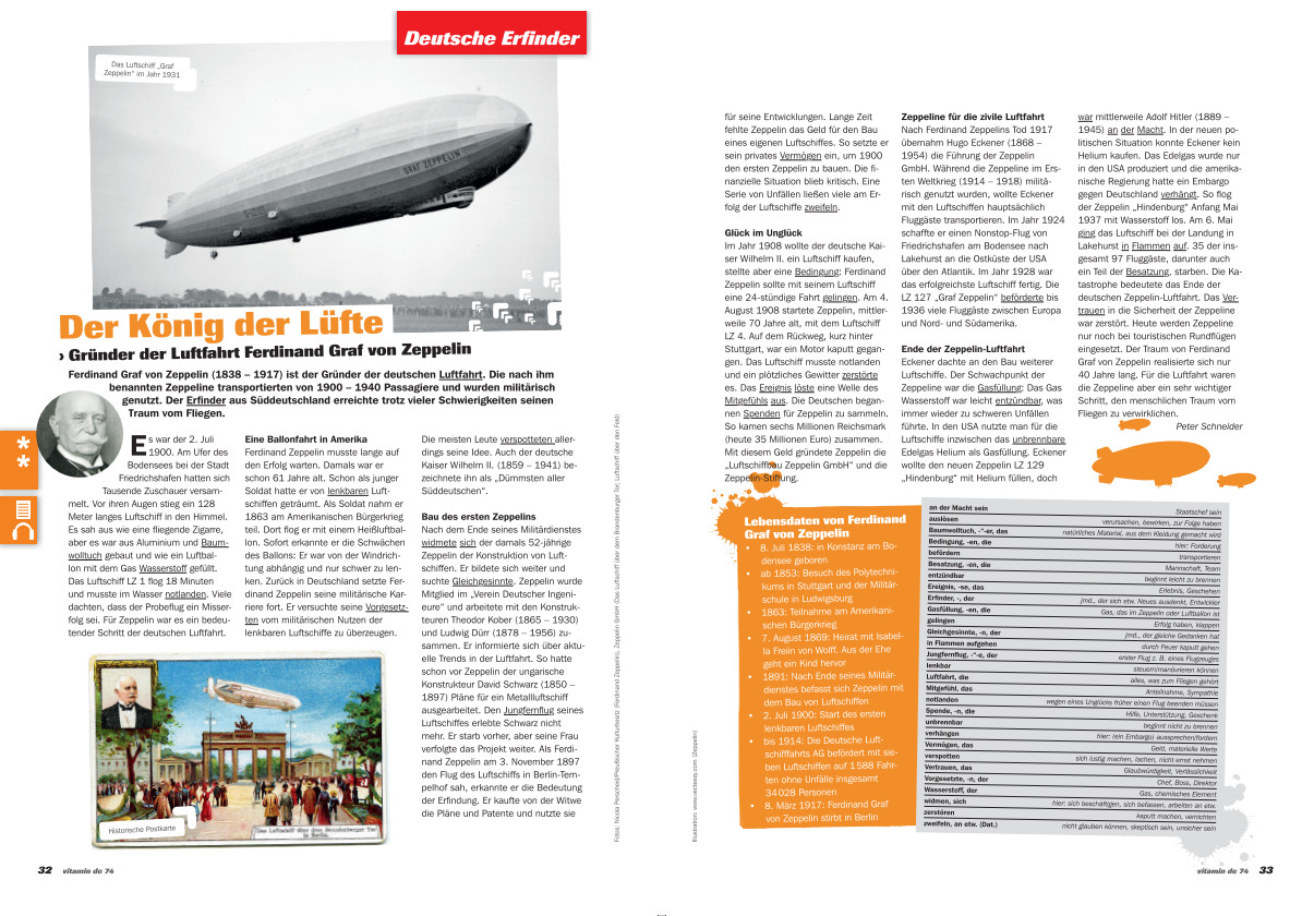Ausgabe Nr. 74, Seite 32-33 vde74 Seite32 33 Zeppelin