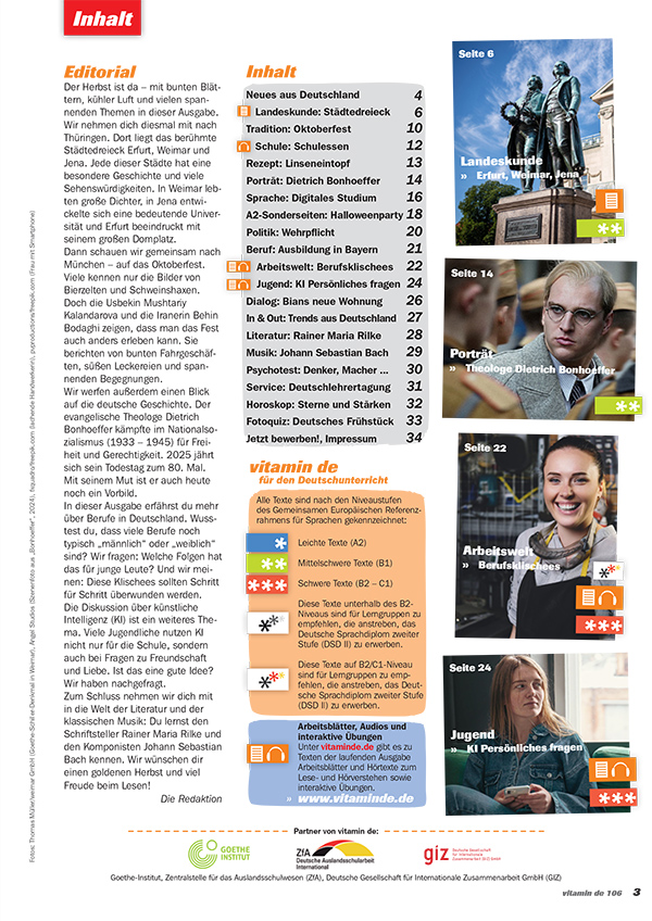 vde102 Inhaltsverzeichnis