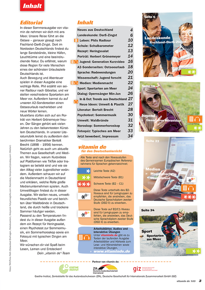 vde109 Inhaltsverzeichnis