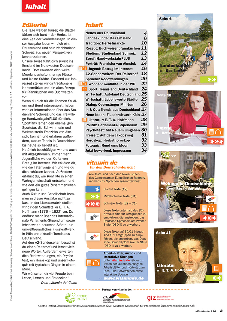 vde110 Inhaltsverzeichnis