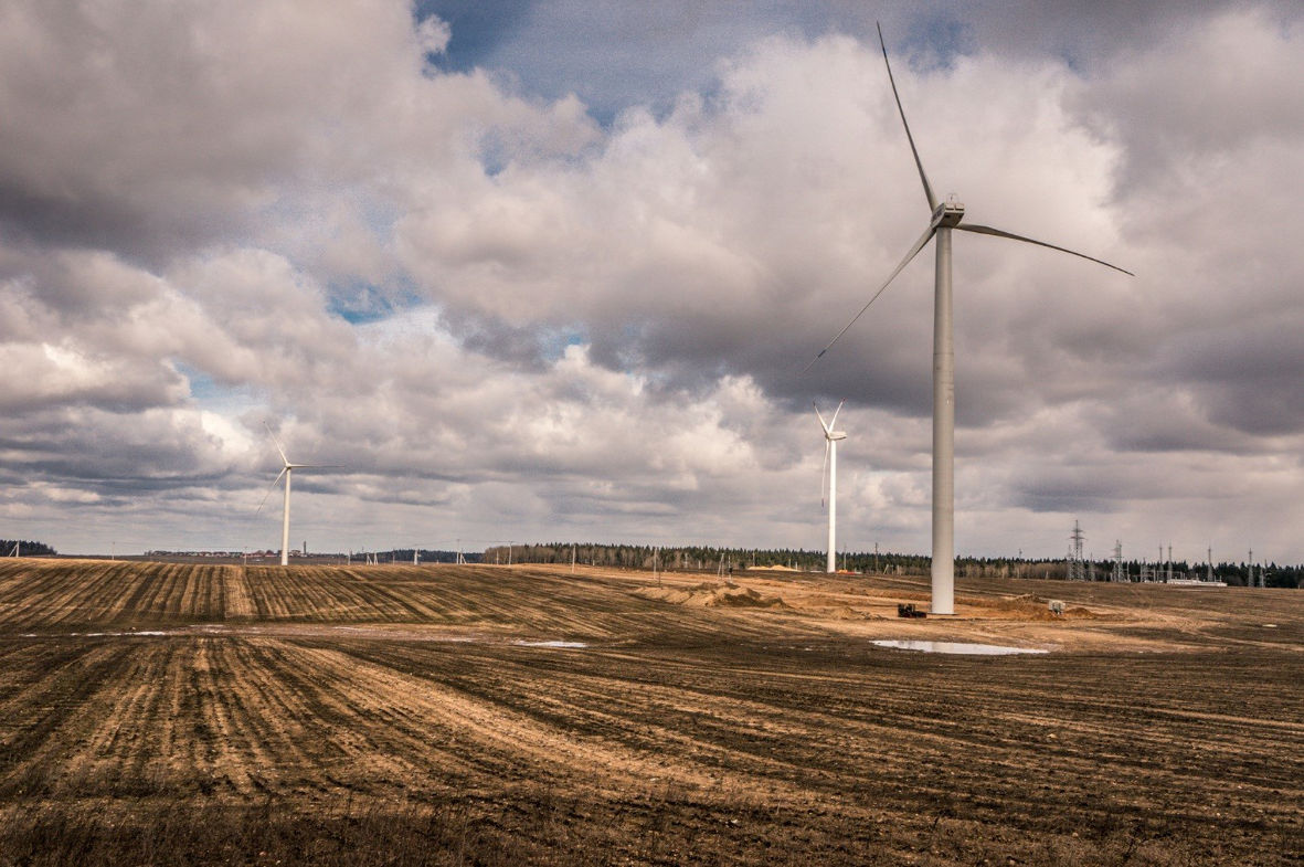 Windkraftanlage in Belarus Foto Varpahvich Molodechno1