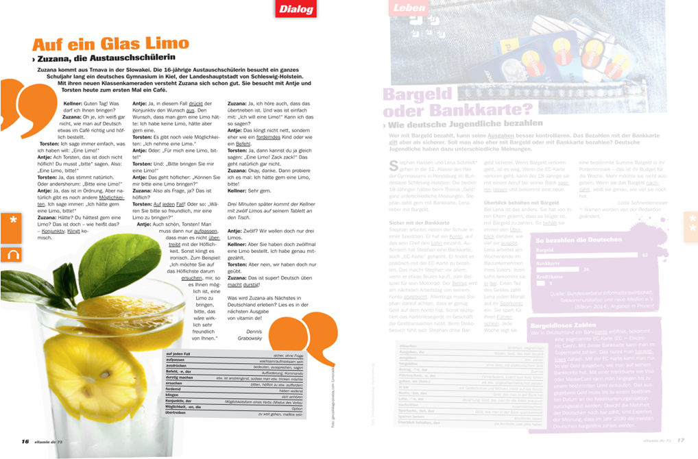 Ausgabe Nr. 73, Seite 16 vde73 Seite16 Dialog
