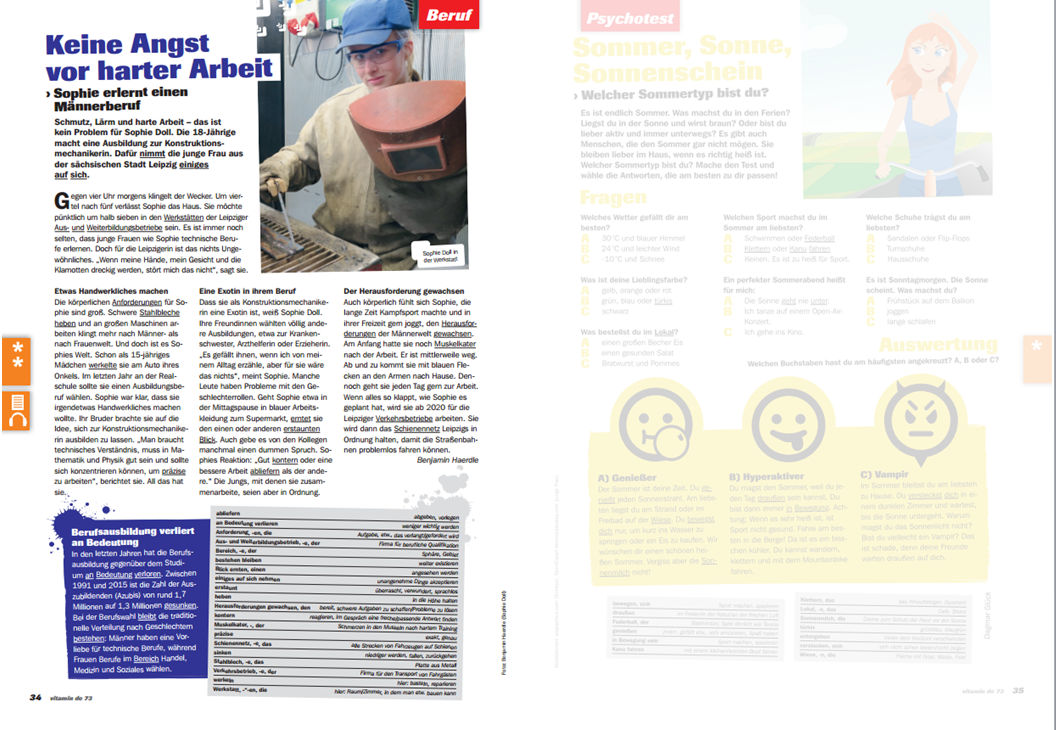 Ausgabe Nr. 73, Seite 34 vde73 Seite34 35 Mechanikerin