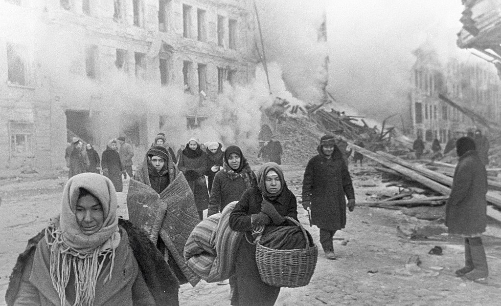Zvilisten im belagerten Leningrad